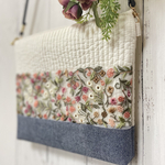 アンティークなインド刺繍リボンのサコッシュ