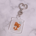 オリジナルアクリルキーホルダー①キャンディポットくま