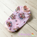 犬服【🐹クマチューメッシュタンク🌸ピンク】