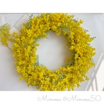 感謝Sale第4弾！送料込＊ミモザ＆Mimosaの春リース50㎝
