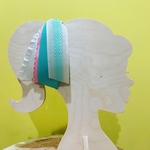 大人気♡ ポニーO ☆ エメラルドグリーン×ピンク　キッズヘアアクセサリー　ポニーテール