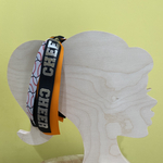 ポニーO☆野球　チアリボン📣ママリボン🎗キッズリボン　キッズヘアアクセサリー　少年野球　ポニーテール　ジャイアンツ　オレンジ