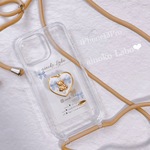 ❤︎ ショルダーストラップ くまさん girly iPhone13Proケース ❤︎