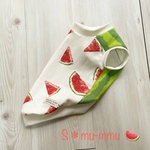 再販🐶犬服【スイカ柄タンク🍉レッド】