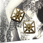 VINTAGE EARRING  2デザインGIVENCHY  ゴールドヴィンテージ　　アンティーク  クラシカル　フラワー　ミニ　クリップ　ナチュラル　カジュアルブライダルジュエリ
