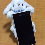 スマホスタンドのミルちゃん
