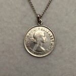 銀貨　ラッキー6ペンス　オーストラリアのコインネッレクス　メンズ  レディース