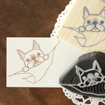 コーナーにフレブルさん［C］ 消しゴムはんこ