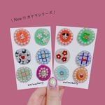 カケラシリーズピアス6個SET【左】