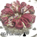 フランソワーズ・ロゼ🌹さらにもこもこ✨ふわもこシフォンシュシュ❤(ラズベリー×バニラ)