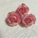 バラ　ピンク　造花 アーティフィシャルフラワー　ハンドメイド 材料 素材　花材　パーツ