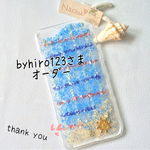 byhiro123様オーダー＊海のiPhone6plusケース