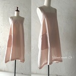 New arrival ✨ エプロン ショートサイズ : : ピンクストライプ コットンリネン