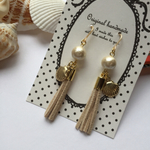 春夏デザイン♡タッセルピアス
