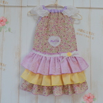 【XL】お花畑ワンピ《ラベンダー》