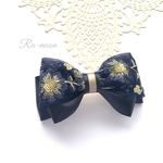＊インド刺繍＊華やかリボンバレッタ