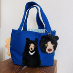 【5065番】北欧なツキノワグマ🐻トートバッグ