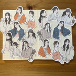 ⭐︎再販⭐︎ 【April】女の子のフレークシール