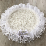 記念日カフェマット🎂犬用　円形（53ｾﾝﾁ程）