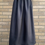 85cmロングペチコートキュプラ黒