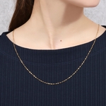 《再販》【サージカルステンレス316L】金属アレルギー対応◇デザインチェーンロングネックレス◇おすすめ◇人気◇お出かけ◇結婚式◇MAY.K