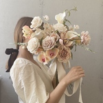 完成品bouquet & boutonnière𖧷海外風アンティークブーケ