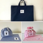 hinanncyu様専用オーダー品［レッスンバッグとランチセット2点］