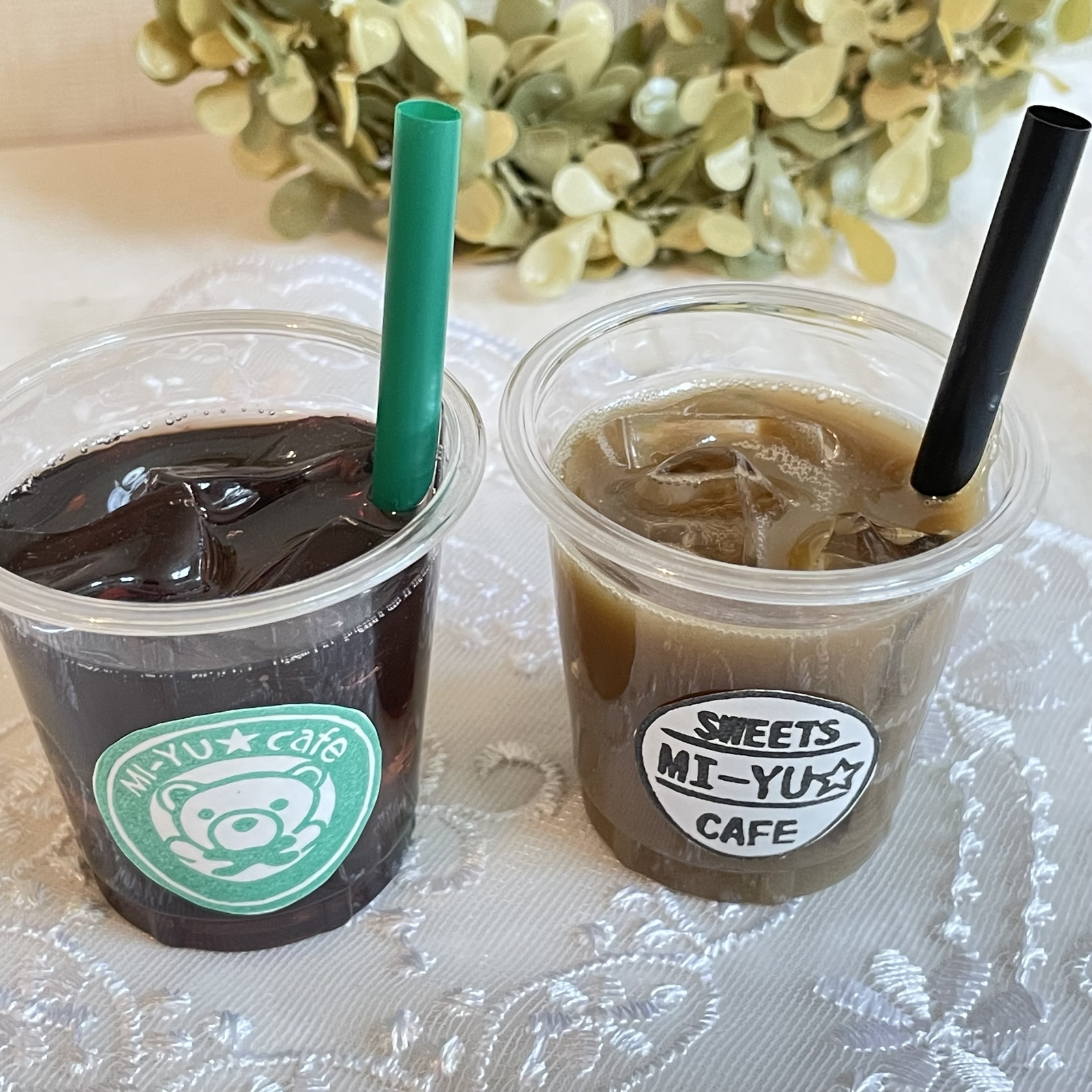 フェイクドリンク アイスコーヒー＆アイスカフェラテ - MI-YU