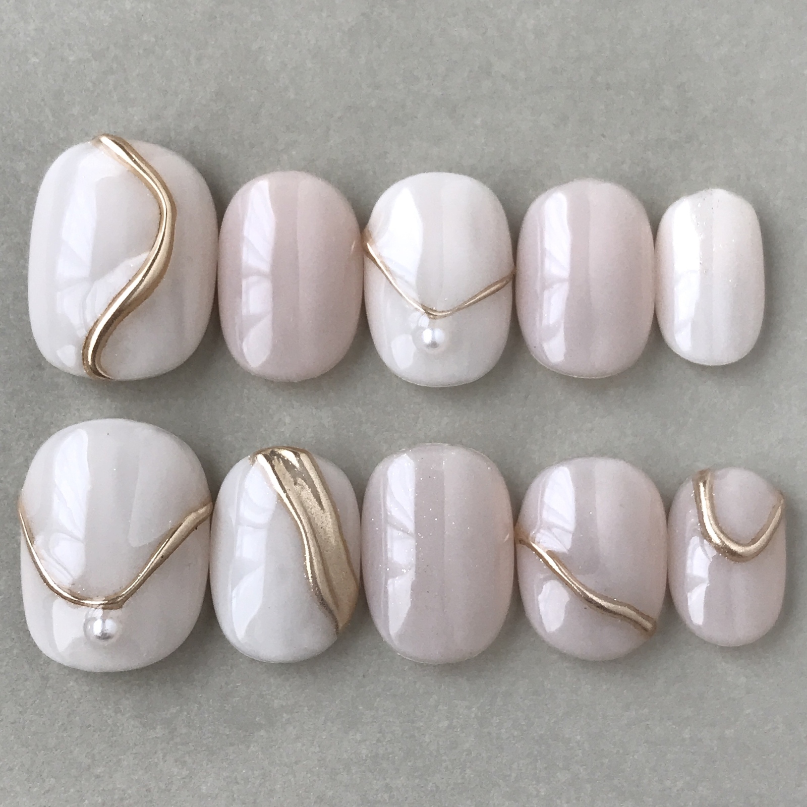 ミルキーニュアンス ネイルチップ 現品販売】ベリーショート03247 ミルキーピンクのニュアンス