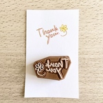 手書きThank you 消しゴムはんこ
