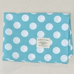 ランチョンマット ミントグリーン×シロ　ドット　40×30