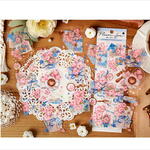 桜がいっぱい🌸桜のレター＊縦長PETシール＊6枚＊海外製