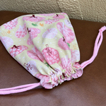 セール　給食袋（桜）裏地付き