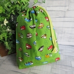 巾着袋(24cm×18cm)＊給食袋＊入園入学/通園通学【259-A】