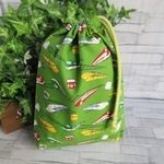巾着袋(24cm×18cm)＊給食袋＊入園入学/通園通学【262-A】