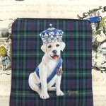 アッシュデザイン 犬柄ミニポーチ