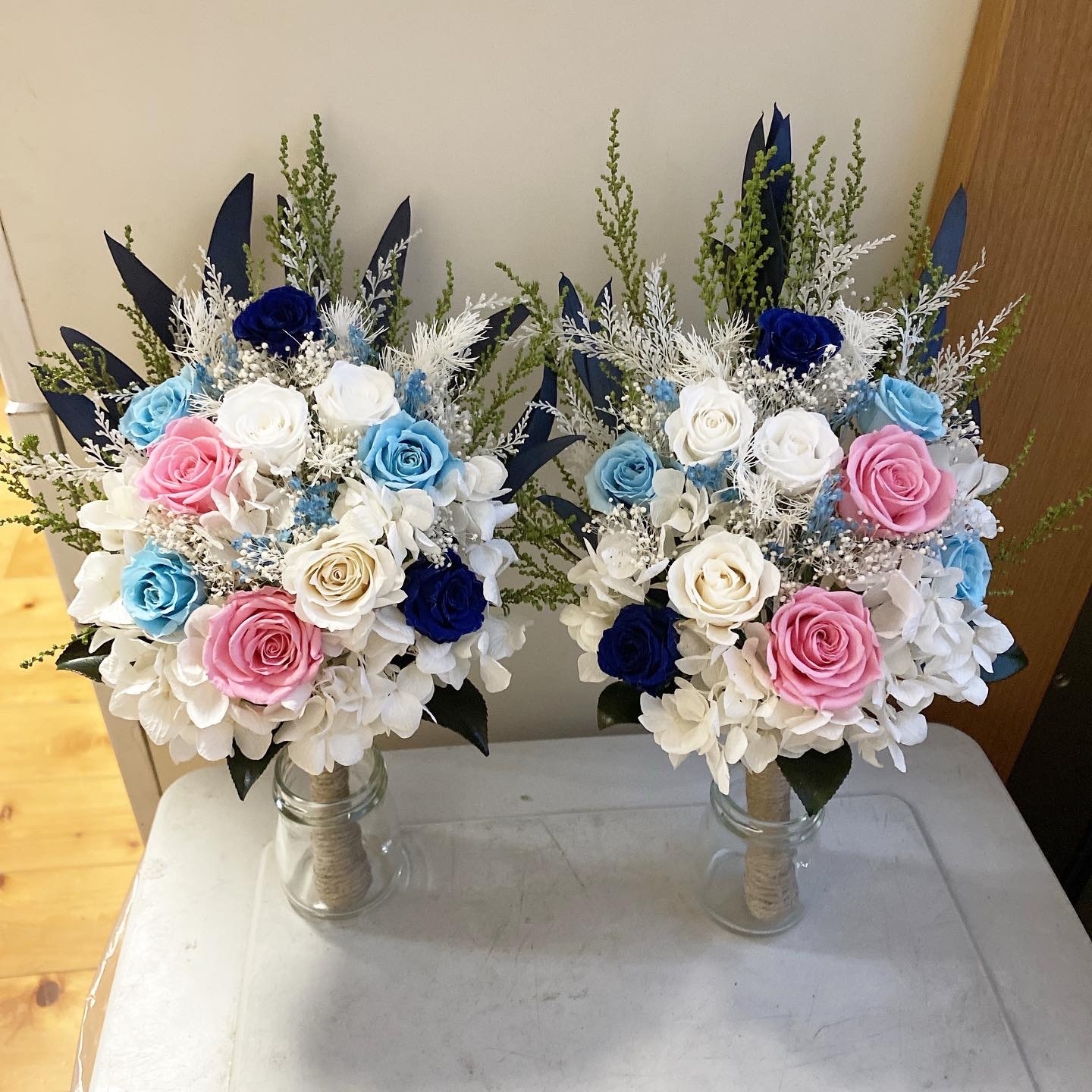 ミキ様オーダー　仏花☆プリザーブドフラワー ミキ様オーダー 仏花☆プリザーブドフラワー