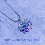 ［再販8］勿忘草のネックレス　 #minne_new  #勿忘草　#わすれな草