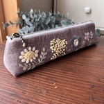  ✥お花のペンケース✥   春のお花　よもぎ