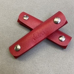 レディース　ハンドバッグ　レザーハンドルカバーItalian角シボ leather