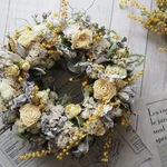 〈sale〉ラナンキュラスの淡色リース　　no.23022