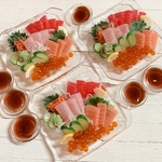 【再販】お刺身でーす🐟❣️(小皿2つ付き)