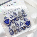 Design://35 キラキラビジュー⸜❤︎⸝‍オーダーメイドネイルチップ