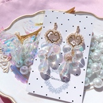 泡になっても🪼🩵🫧ピアス／イヤリング
