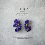 purple flower【ピアス/イヤリング】No.208
