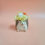 【mamamcom様専用】はりねずみのナチュラルアレンジ【プリザーブドフラワー】母の日入学祝い結婚祝い