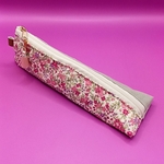 ◇送料込み◇pink小花 × ミントグリーン◇  ペンケース　小物入れ