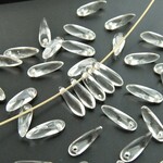 60個・10×3ｍｍ・クリスタル・チェコビーズ・ダガー・18100819