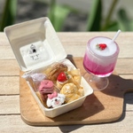 🐶スイーツBOX🐶 シュークリーム・マフィン・ドーナツ・レモンケーキ・クッキー・パウンドケーキ・ベリークリームソーダ