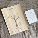 ひのきの紙のウェディングツリー  結婚証明書